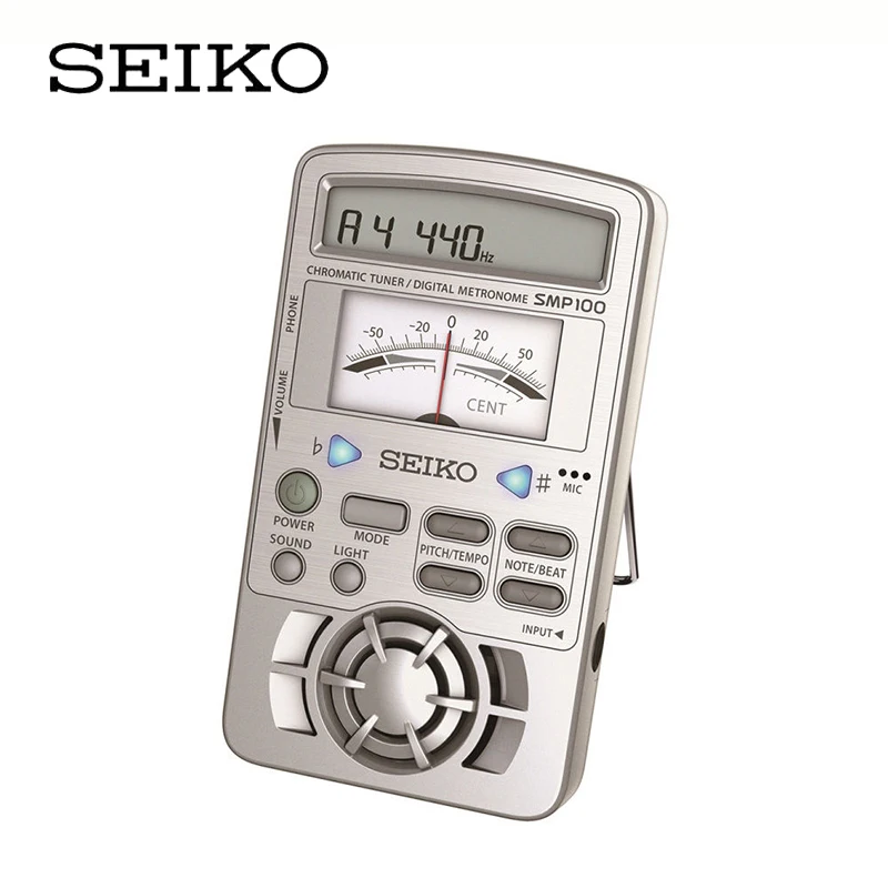 SEIKO Япония Профессиональный SMP100 хроматический тюнер и метроном аналоговый измеритель и громкий звук