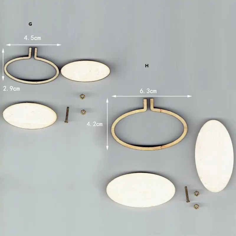 Лидер продаж деревянная мини рамка для вышивки маленькая ручная строчка круглая