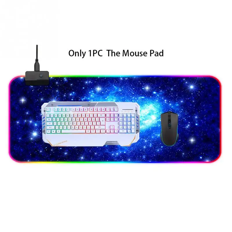RGB модный игровой домашний Galaxy Звездное небо офисный большой размер