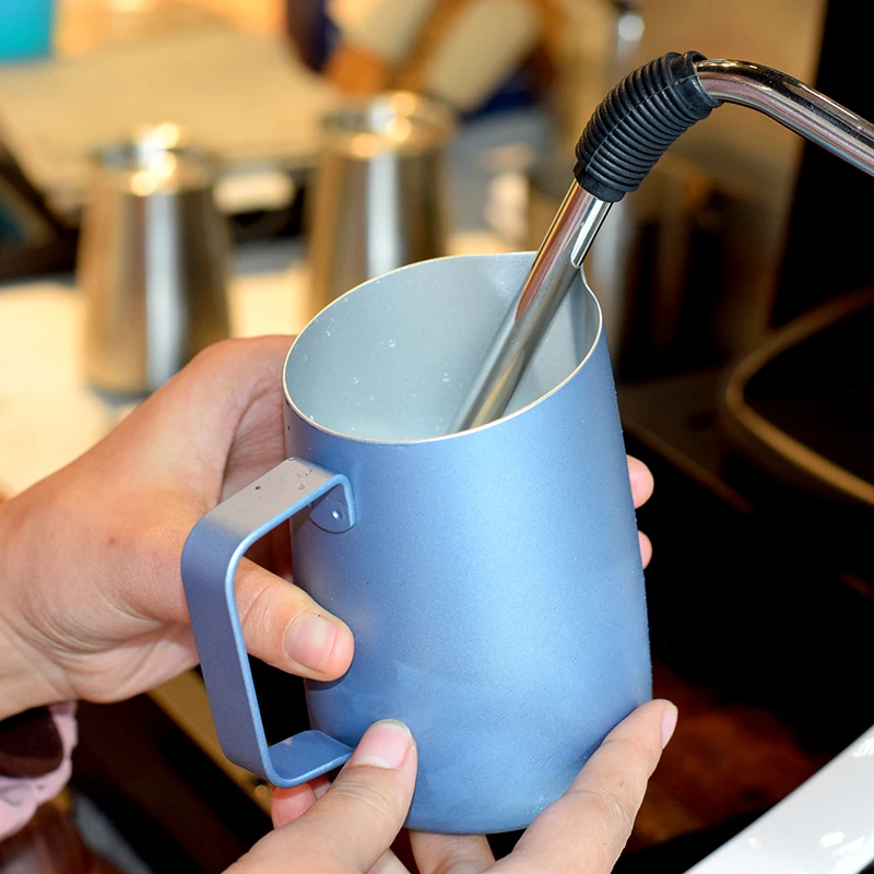 Стальной молочный кувшин для кофе эспрессо бариста крафт латте 400ml700ml|Кувшины