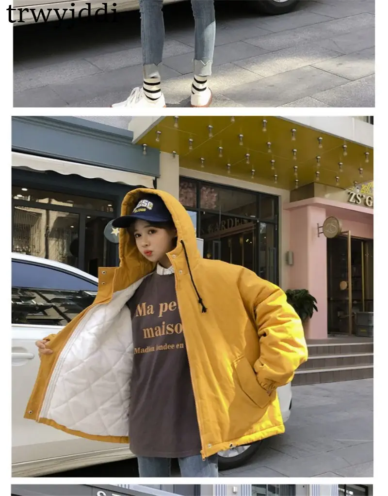 New Spring Autumn Jackets Women Korean Loose Large Size bf big pocket Hooded Windbreaker Female Harajuku Coat N371