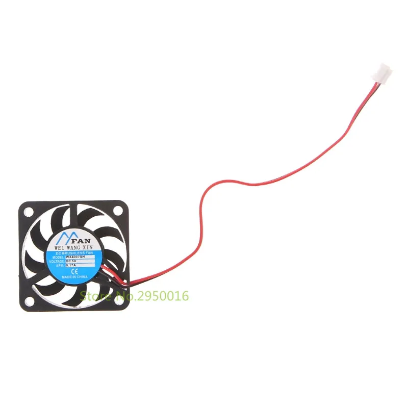 Вентилятор охлаждения WX4007SH DC5V 0.17A мини ультра тонкий бесщеточный теплоотвод вентилятор кулер 40x40 мм C26