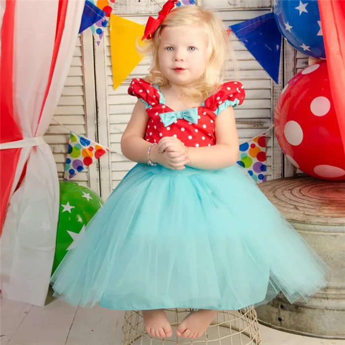 Fancy Tulle Costume For Kids Birthday Girl Ballet Clothes Princess Cosplay Christmas Dress Up 2-5T Sashes Baby Girls | Детская одежда и
