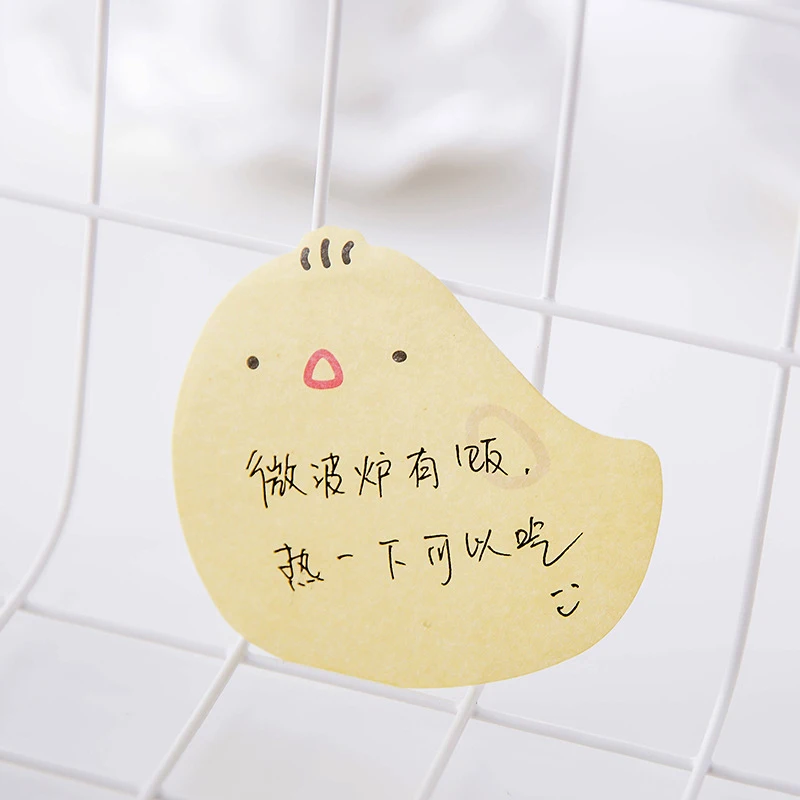 4 шт. 30 листов мультяшная маленькая Желтая курица гулу самоклеющаяся Бумага