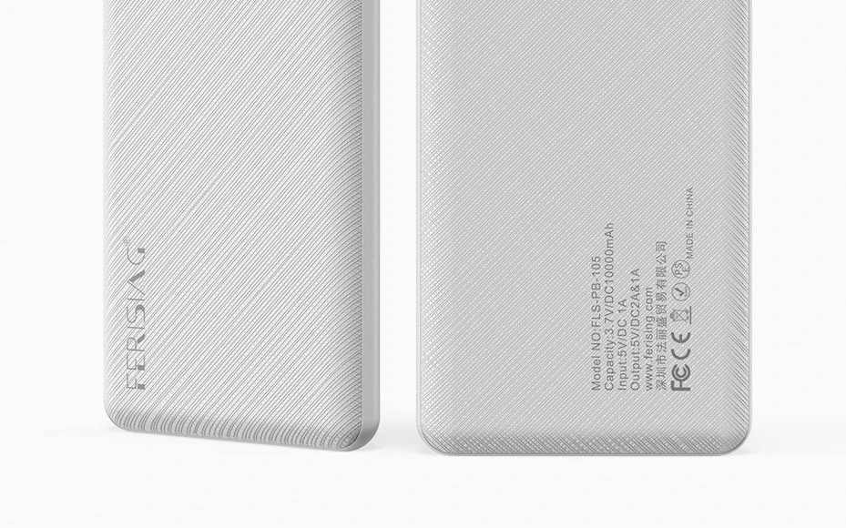 Емкость) FERISING power Bank 10000 мАч двойной USB Pover смартфонов usb порты портативный внешний аккумулятор