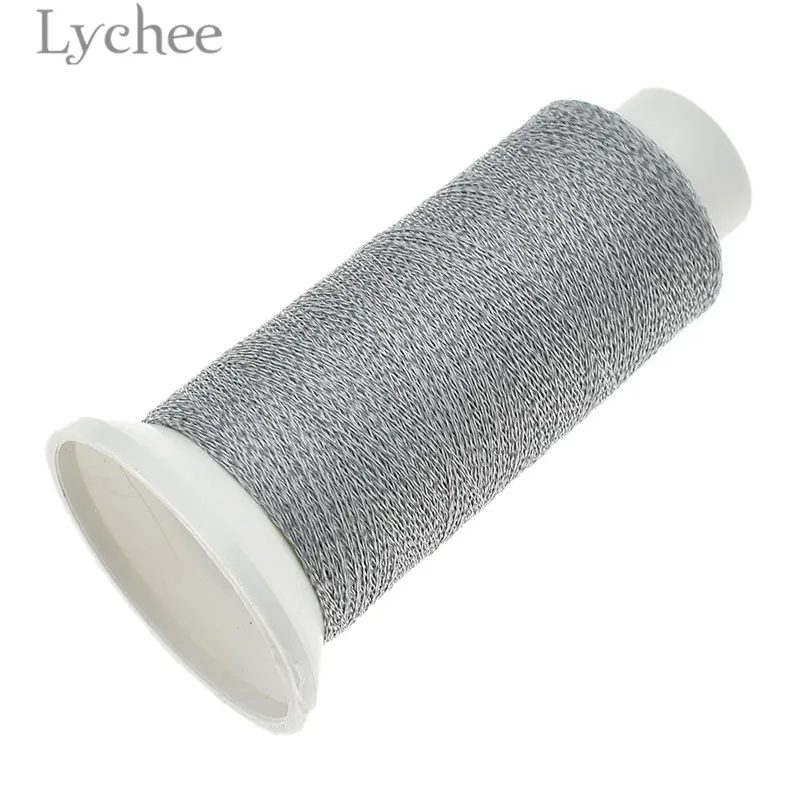 Lychee 1000 м полиэфирная отражающая швейная нить вышивка нить для шитья линия DIY Швейные материалы