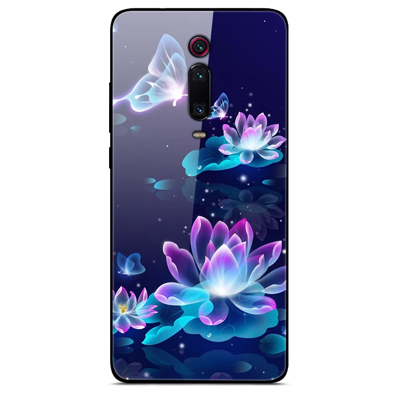 Tempered Glass Case For Xiaomi mi 9T Cover Mi9T Pro Soft Bumper 3D Cat Printing Funda For Xiaomi mi 9T Pro mi9T Mi9 T Phone Case