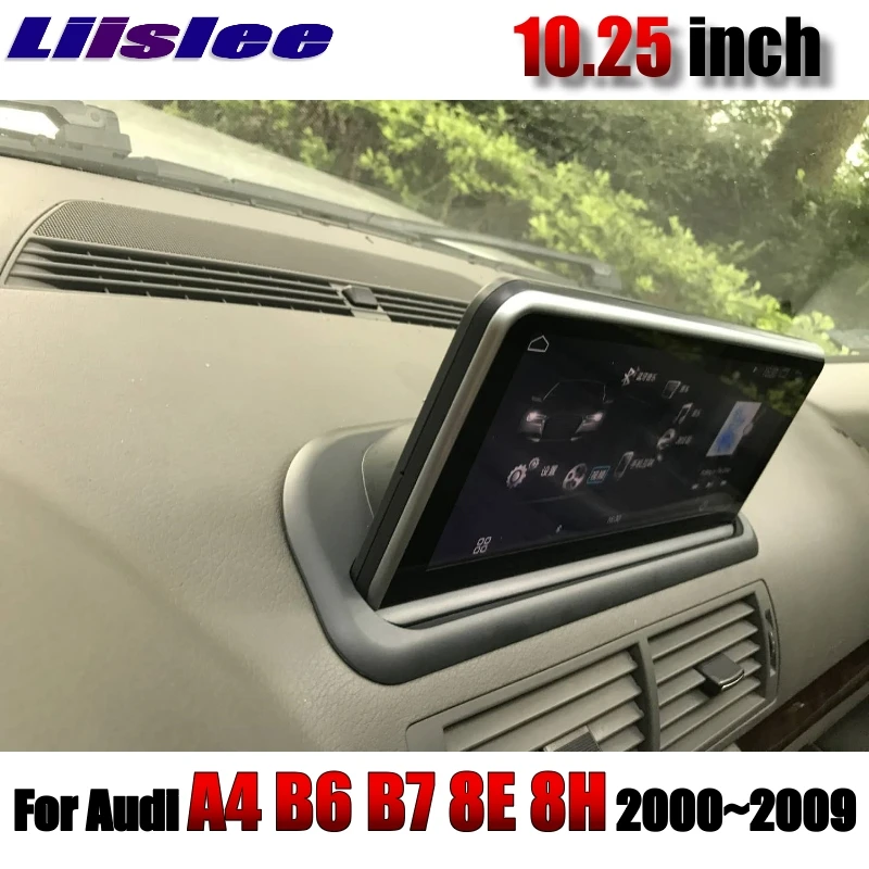 Для Audi A4 B6 B7 8E 8H 2000~ 2009 LiisLee Автомобильный мультимедийный CarPlay 10,25 дюймов WiFi gps карта радио оригинальная система навигации NAVI
