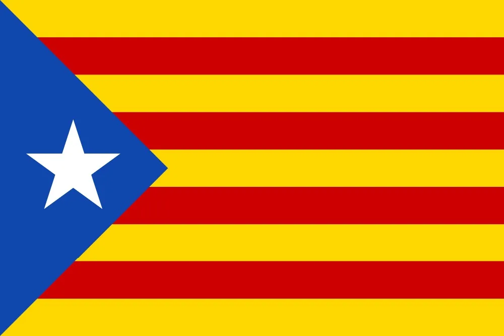Флаглинк 90*150 см Испания ESP. Es Каталонии флаг