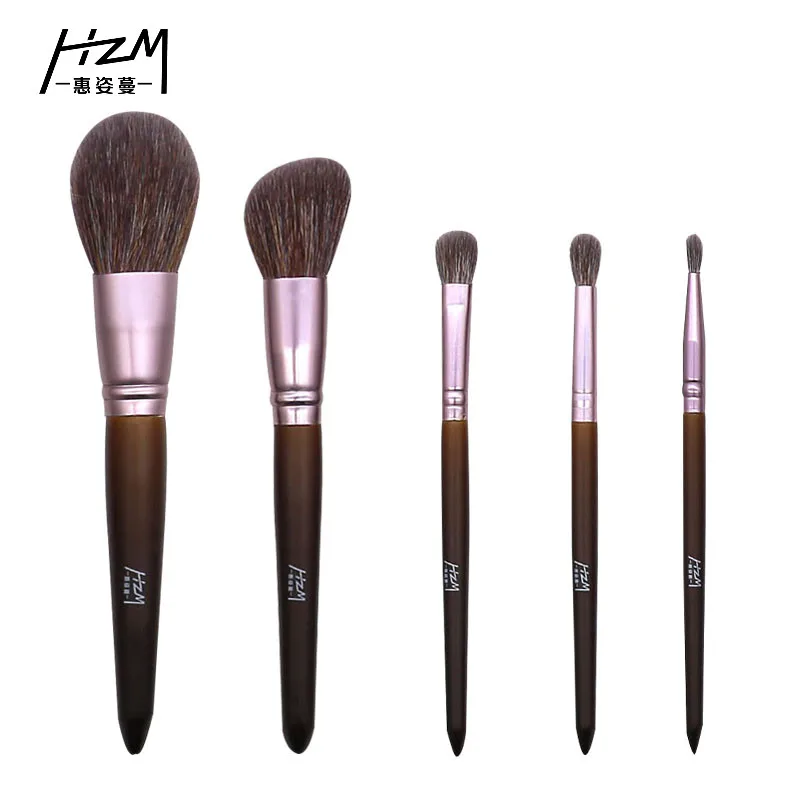 5 шт. набор профессиональных кистей для макияжа|Аппликатор теней век| |
