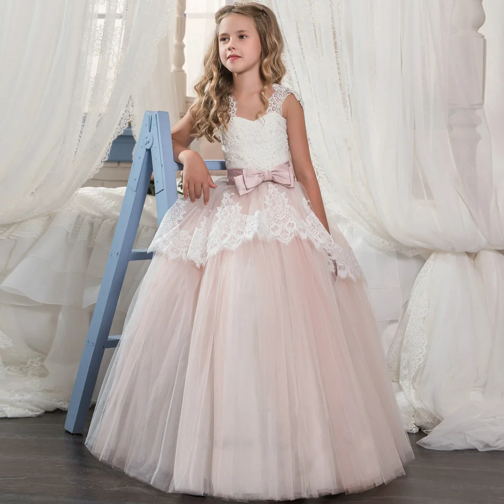 

Dresses Girls Kids 10 Years China Clothing Factories Child Fanny White Butterfly Baby Gril Wedding Dress Bridesmaid 4 Years