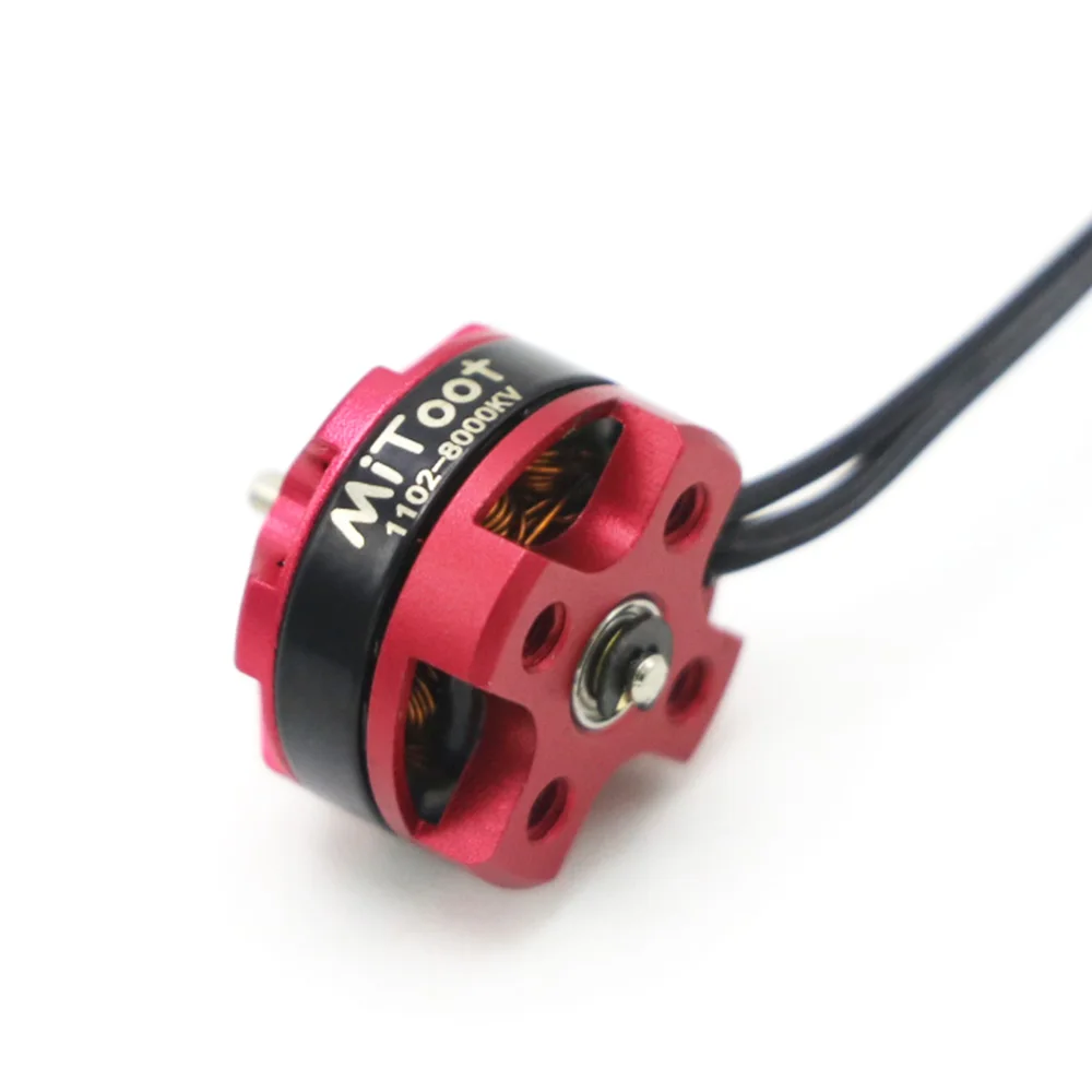 4 шт./лот Mitoot 1102 7500KV 8000KV 10000KV 1-3S бесщеточный двигатель для 50-90 мм Micro FPV гоночного