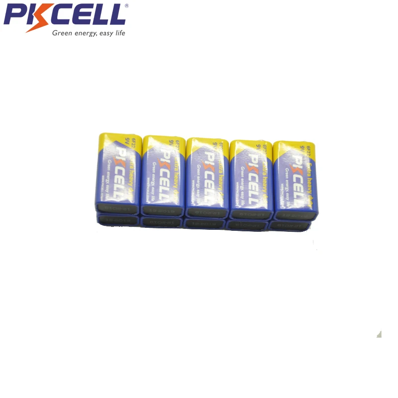 1000 шт. PKCELL 9 V 6F22 Батарея сверхповышенной мощности батареи сухая батарея для