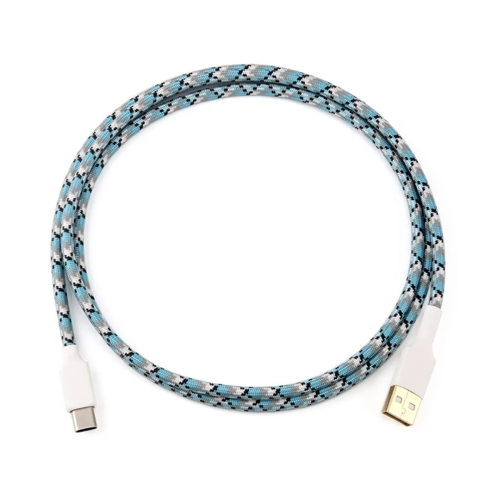 Ручной работы TYPE C USB кабель (1 2 м) для механической клавиатуры fit GK64 PCB|Клавиатуры| |