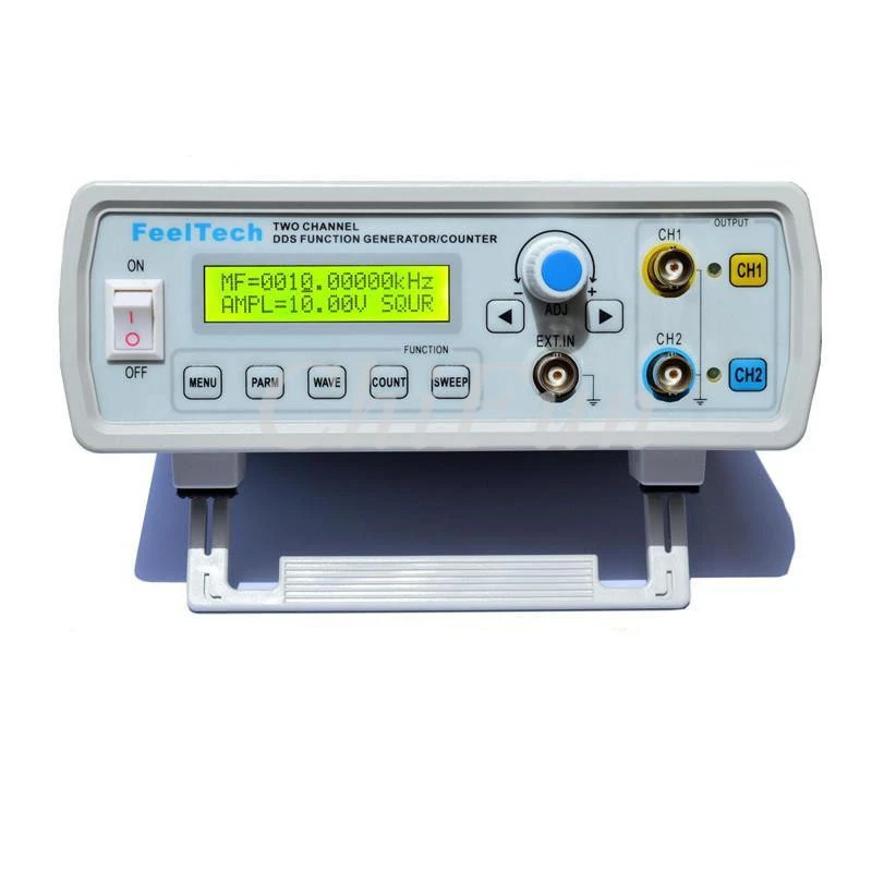 FY2210S 10MHz двухканальной DDS Функция генератор сигналов синусоидальной/меандр