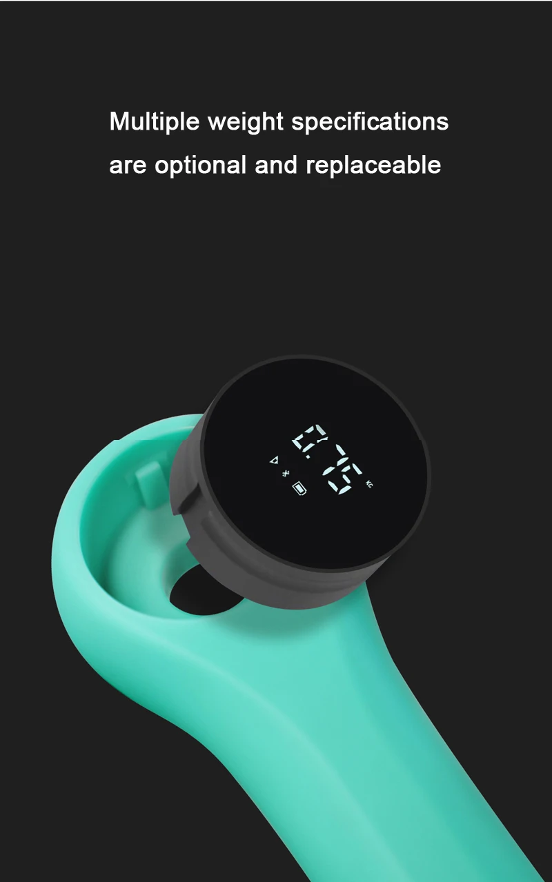 xiaomi Move It Beat гантели портативный мини usb зарядка триколор Смарт спортивные гантели фитнес оборудование