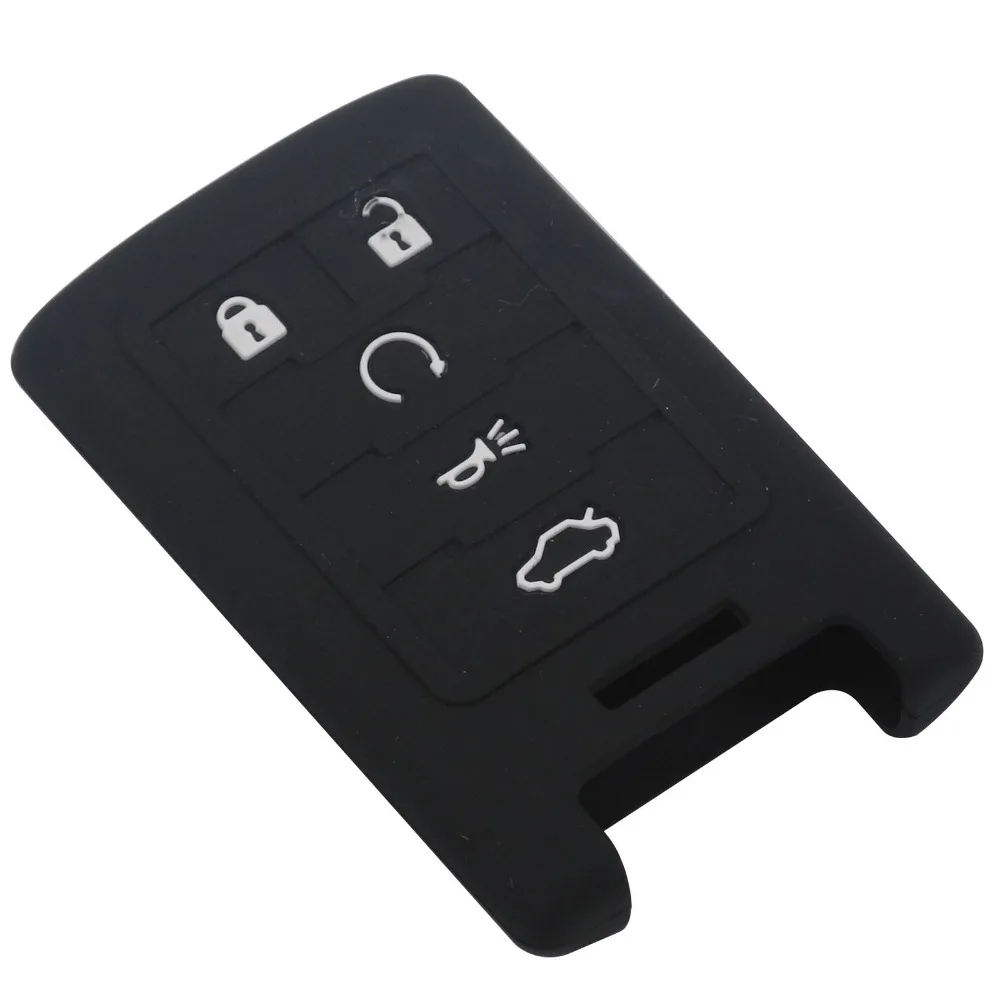 Силиконовый чехол для ключей jingyuqin Cadillac SLS CTS ATS SRX XTS Escalade|silicone key fob|key fob protective casekey