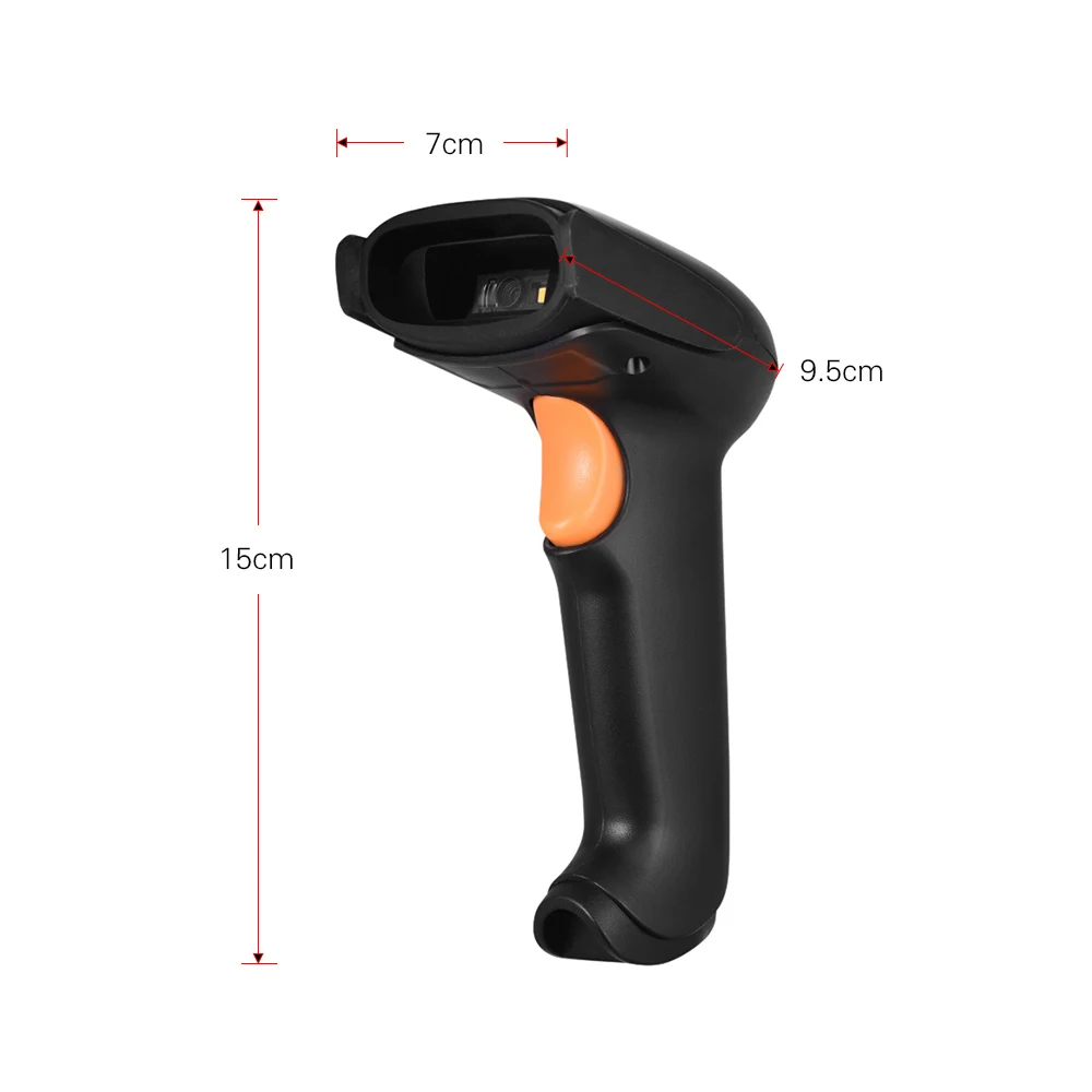 Aibecy USB 2 4G беспроводной 1D 2D сканер QR-кода BT ридер КМОП изображение ручной