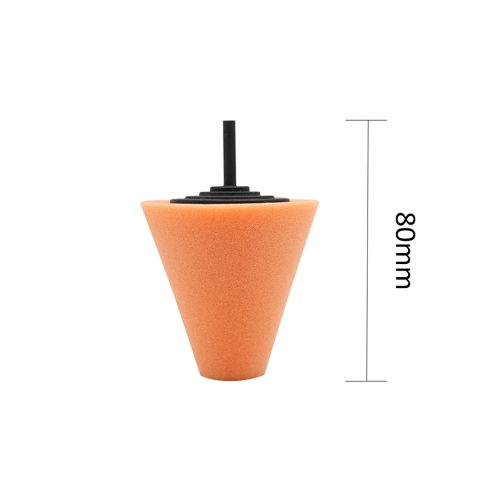 Burnishing Foam Tapered Sponge Polishing Cone Shaped Buffing Pads For Car Wheel Hub Tool Clean Exquisite and compact design | Инструменты