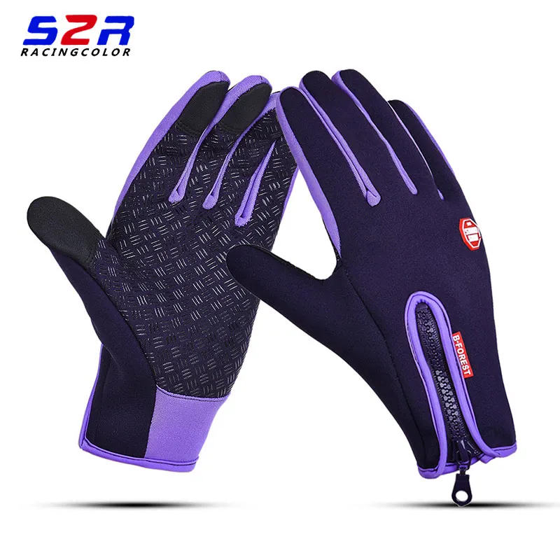 Популярные мотоциклетные перчатки ветрозащитные лыжные с полным пальцем теплые