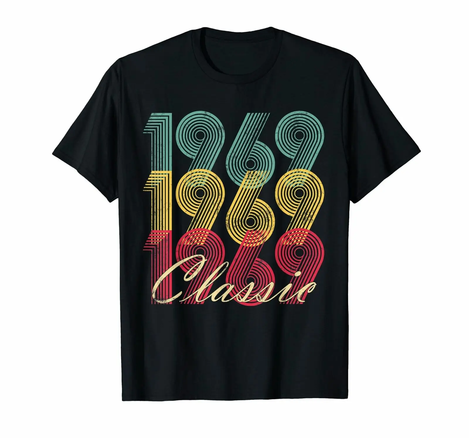 

50th Birthday Gift Vintage 1969 T Shirt Classic Men Women