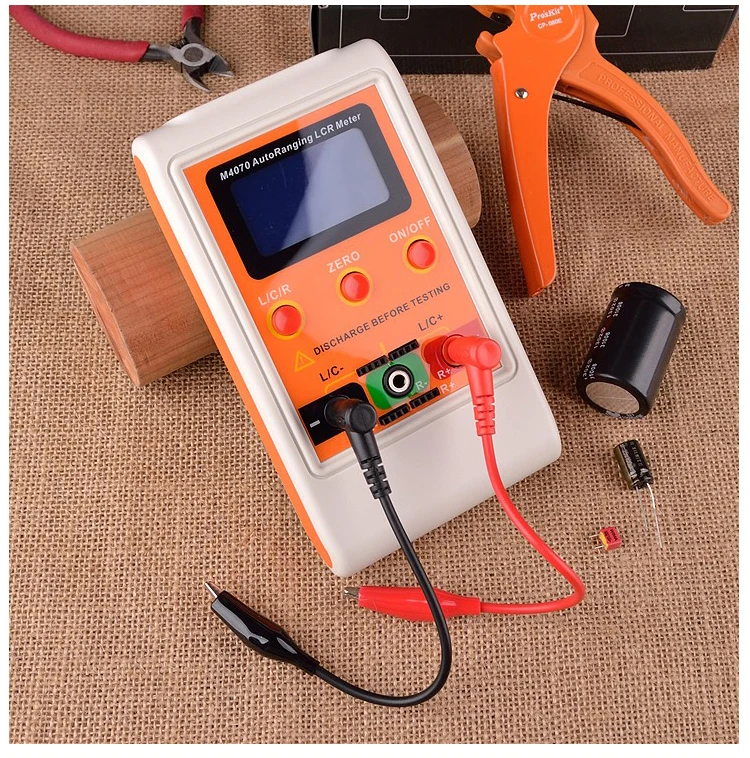 LCR Circuit Meter M-4070 LCR in Circuit Meter Automatic Range LCR Tester Meter Inductance/Capacitance/Resistance Tester Meter LCR Circuit Meter M-4070 LCR in Circuit Meter Automatic Range LCR Tester Meter Inductance/Capacitance/Resistance Tester Meter