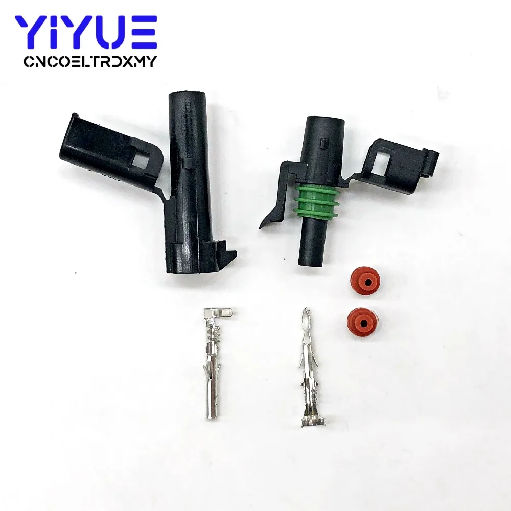 10 комплектов 1 Pin 12010996 12015791 Женский Мужской Погодный пакет Электрический провод 2 5