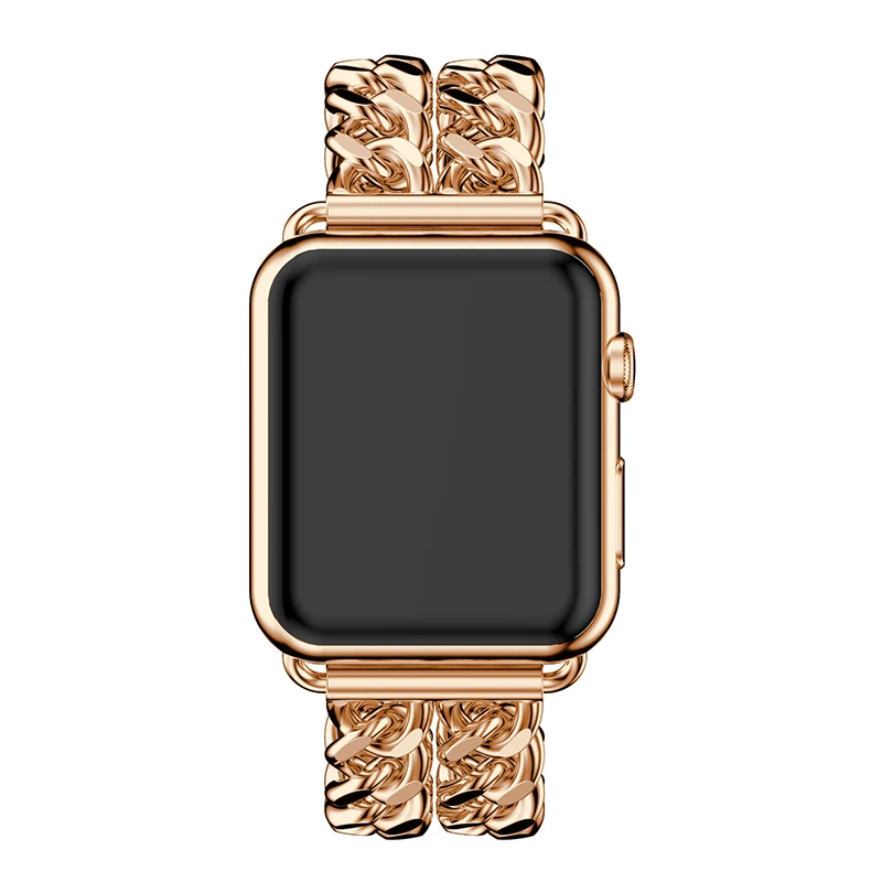 Ремешок WoseaFit для Apple Watch 38 мм 40 мм 42 мм 44 мм группа серии 1 2 3 4 сплав цепь стиль браслет ремень браслет