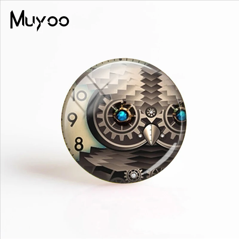 2018 Новинка стимпанк сова Художественная печать фото ювелирные изделия