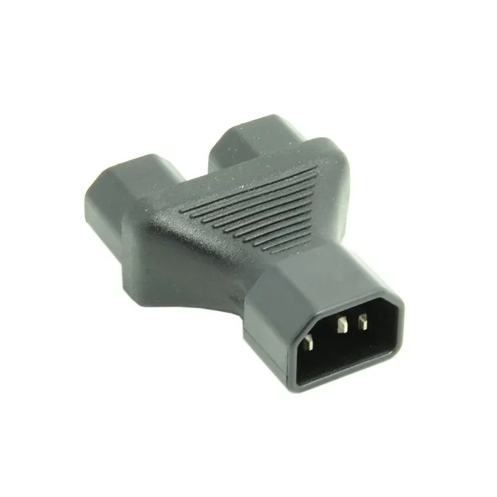 C 14 IEC320 C14 мужской на двойной C13 женский разветвитель типа Y|c13|adapter 360adapter wireless |