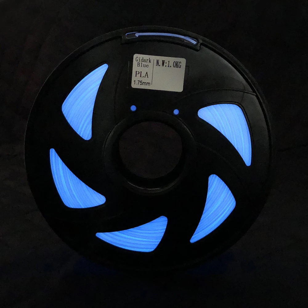 CREOZONE 3D нити светится в темноте серии PLA ABS Пластик для принтеры 15% Noctilucent порошок 1 75