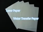 (20 листов) Бесплатная доставка прозрачная печатная бумага A4, Лазерная Водная переводная бумага, переводная бумага для кожи