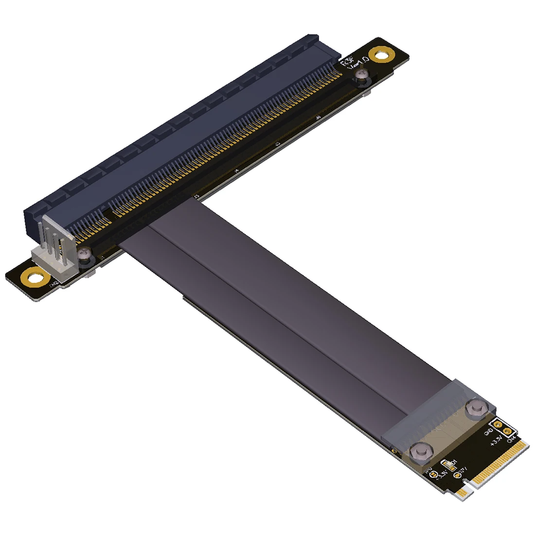 Карта расширения для BTC Mining M2 2230 2280 PCI E 3 0 32G/bps M.2 NGFF NVMe на PCIe x16 кабель SATA