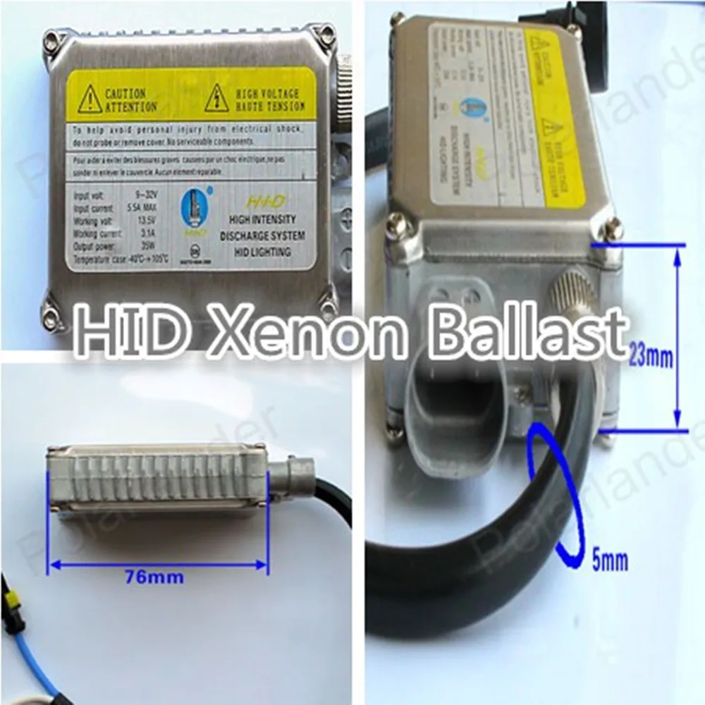 

Polarlander 2pcs Hot Sale Car Headlights Ballast CANBUS Ballast 9-32V 35W Truck/Cars Universal