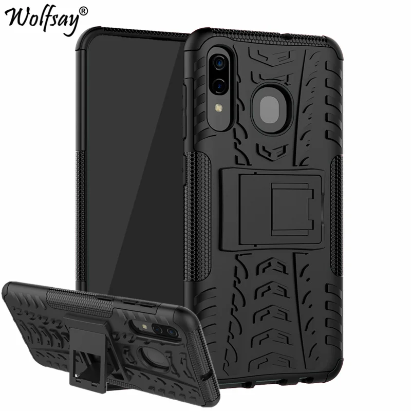 

Чехол для Samsung Galaxy A30, противоударный резиновый ЖЕСТКИЙ чехол SM-A305F/DS, чехол для телефона Samsung A30, A305F/DS Galaxy A30