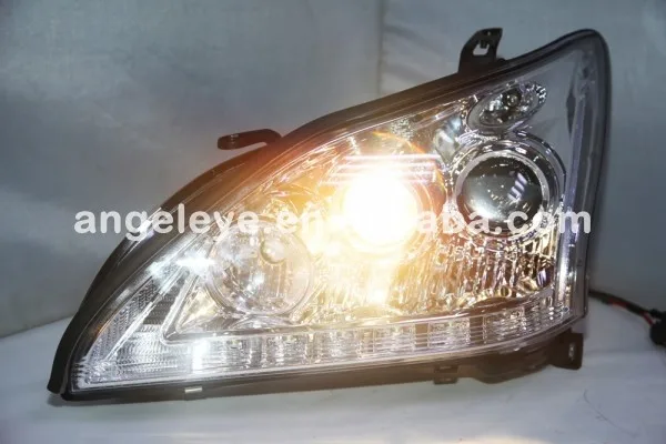 2004-2009 год для Lexus RX300 RX330 RX350 светодиодный головной светильник s Передний светильник Хромированный Цвет корпуса SN