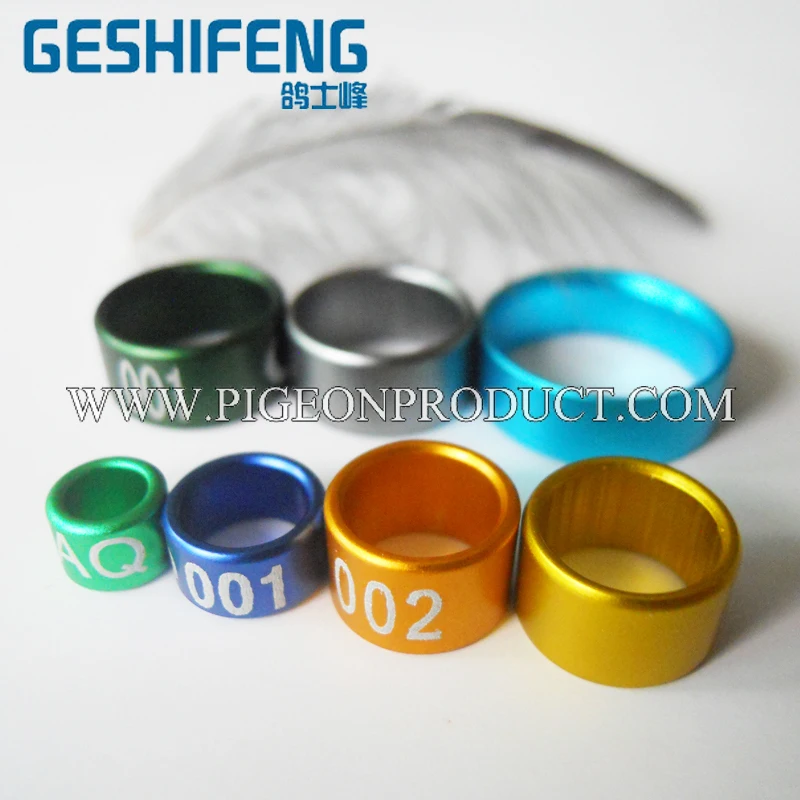 5000 шт. последние высококачественные алюминиевые кольца на лапку голубя 2 16