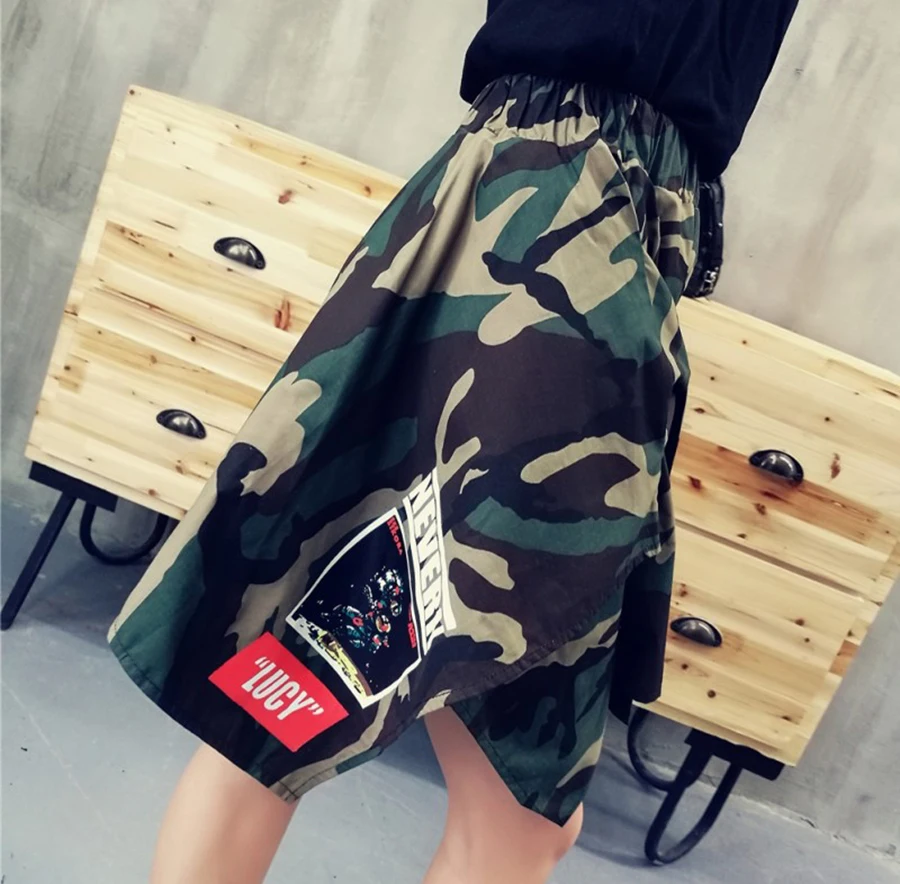 Женская клетчатая юбка с высокой талией в Корейском стиле 50G008|plaid skirt|plus size plaid