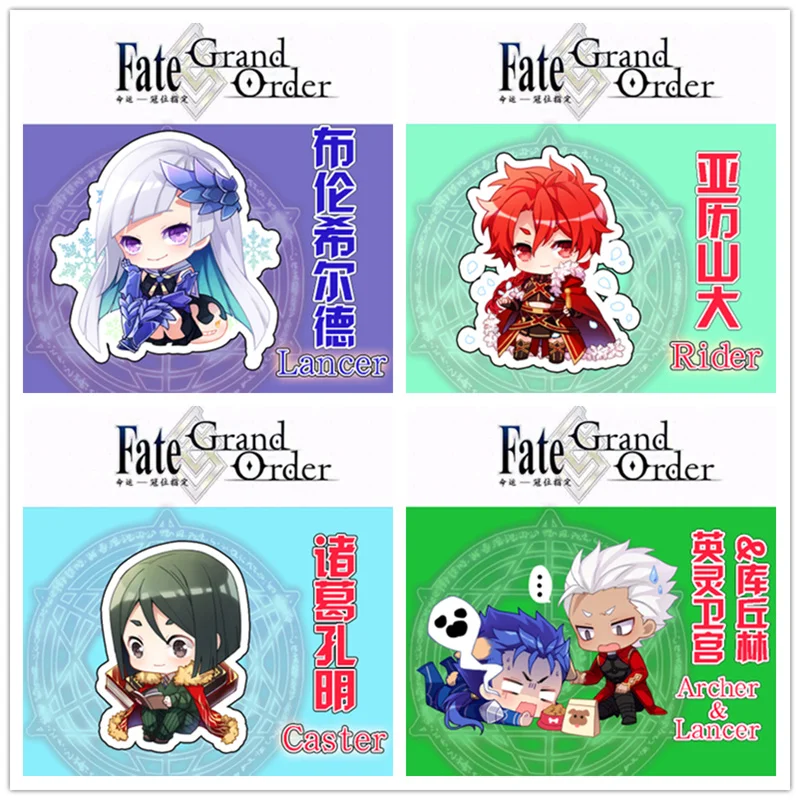 Fate Grand Order FGO брелок Сабельная линейка Мститель Лансер берсеркер ридер наездник