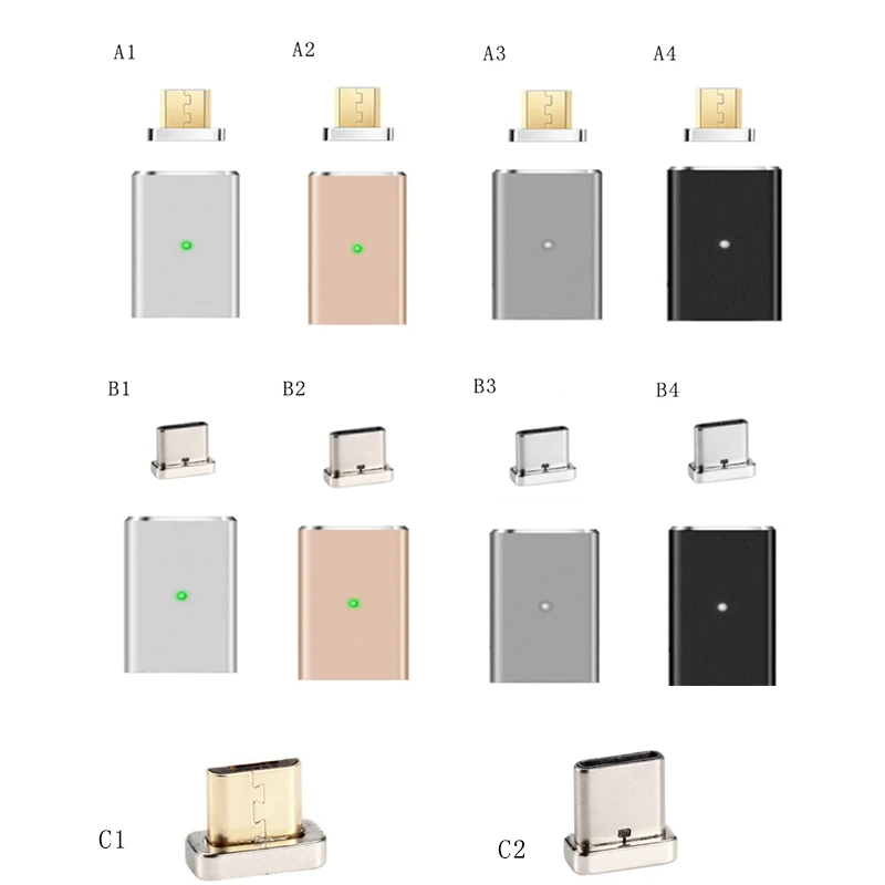 Микро USB к магнитному зарядному кабелю конвертер для Android мобильного телефона