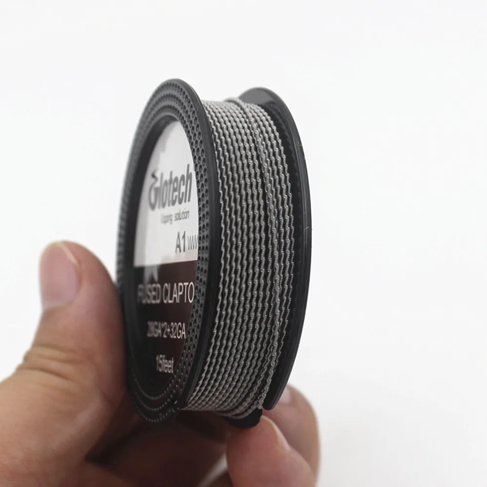 Фото Glotech Alien Tiger Fused Clapton A1 нагревательный провод, смешанная витая катушка, провод для DIY RDA RBA, распылитель, здание, катушки для вейпа №3
