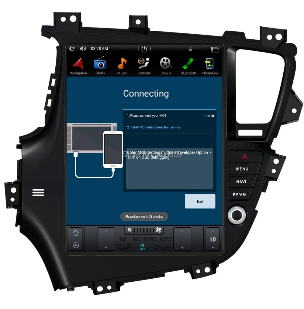 12 9 &quotТесла Стиль Android 7 1 автомобиль gps навигации нет DVD плеер для KIA Optima K5 2010-2013