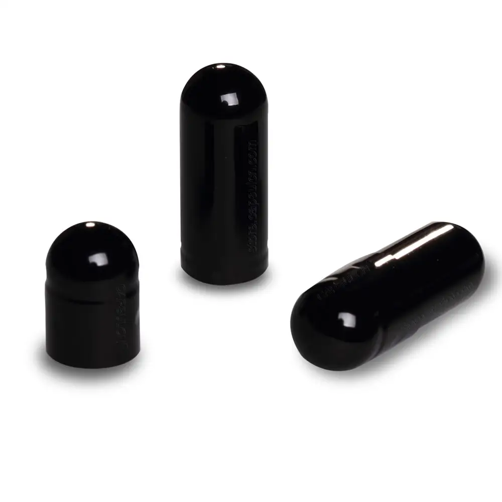 (10,000pcs/pack) Black 4# Empty Gelatin Capsule,Medicine Capsule,Separated or Joined capsule