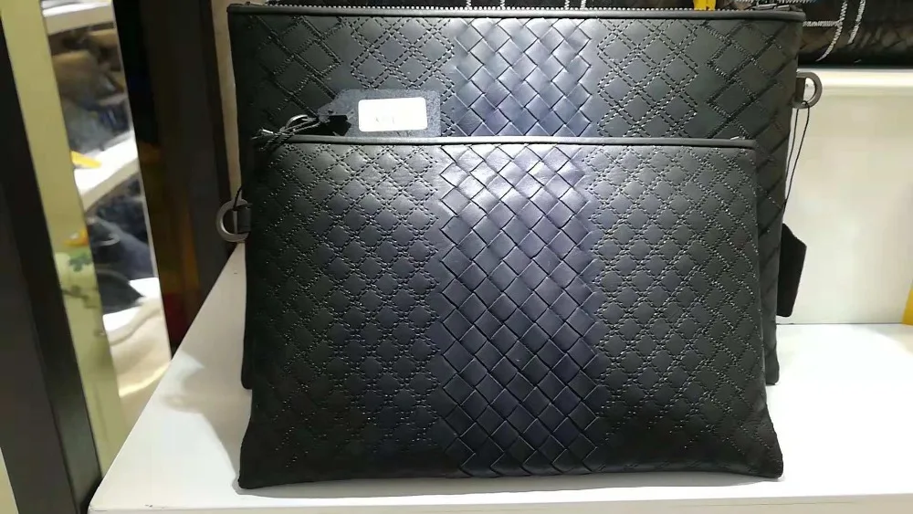 2019 Высококачественная ручная вязаная сумка-клатч мужская сумка из натуральной