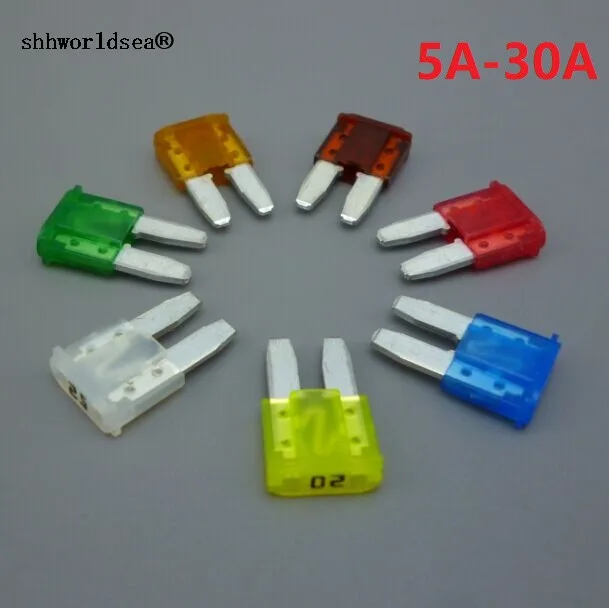 Shhworld Sea 10 шт. Автомобильные предохранители в ассортименте 5A 7.5A 10A 15A 20A 25A 30A набор Pak