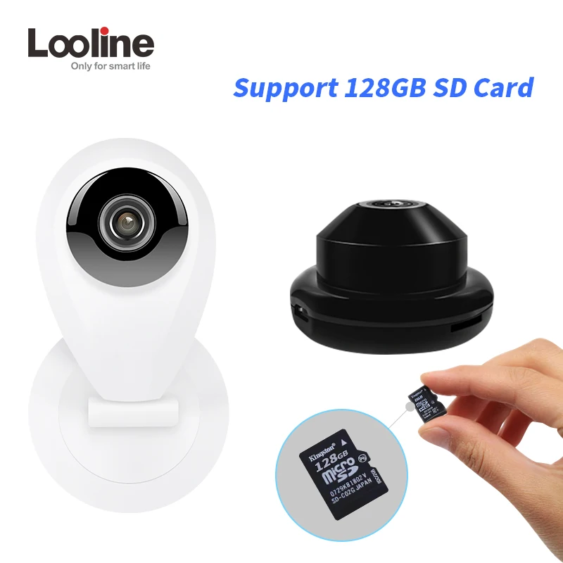 Wifi камера панорамная рыбий глаз 3D VR видеонаблюдение мини CCTV безопасности Looline