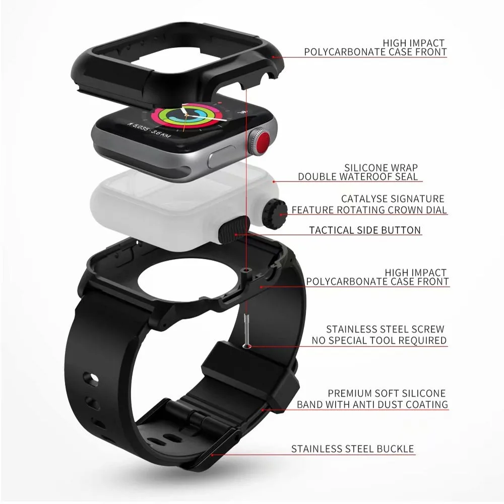 Ремешок силиконовый для Apple Watch Band Series 6/5/4/3/2/SE спортивный мягкий