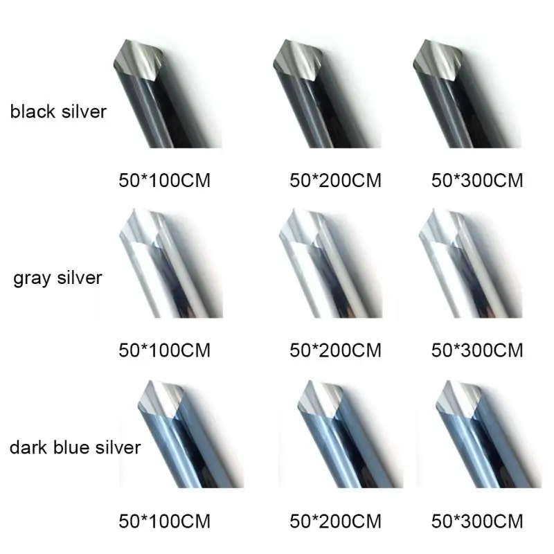 2 м * 50 см оконная пленка односторонняя зеркальная изоляционная наклейка s