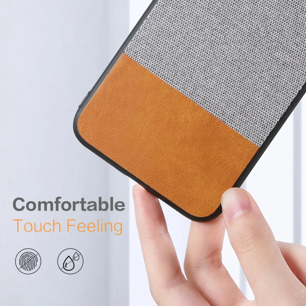 KISSCASE тканевый чехол для iPhone 7 8 XR Conque X XSMAX 5 5S SE текстильный кожаный Чехол сумка |