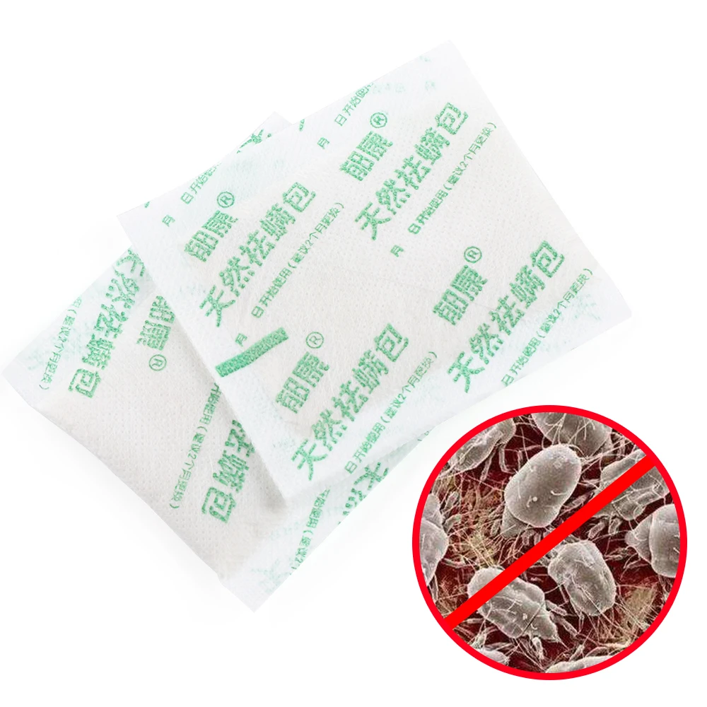 Remover Reduces Acne itching Useful Herbal Dust Mite Eliminator for bed sheets mattresses pillows skin care tool | Красота и здоровье